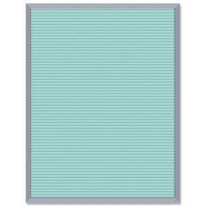 Turquoise Letter Board Blank Chart CTP-8778