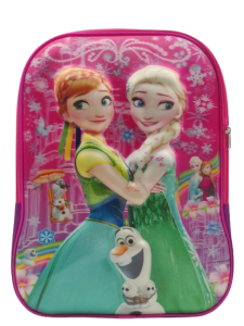 Backpack - for girls - Anna and Elsa - Pink