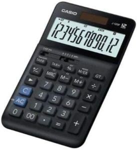 Casio Calculator (J-120F-W-DP) Practical, Black