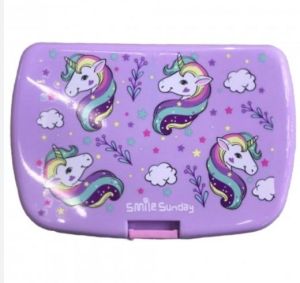 Eazy Kids Bento Lunch Box - Unicorn Purple