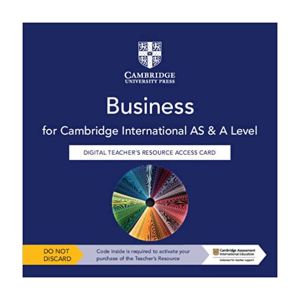 Cambridge International AS & A Level Business Digital Teacher's Resource