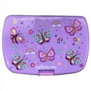 Eazy Kids Bento Lunch Box - Butterfly Purple
