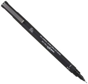 Uniball Pin200 Fineline Drawing Pen, 0.4 mm - Black
