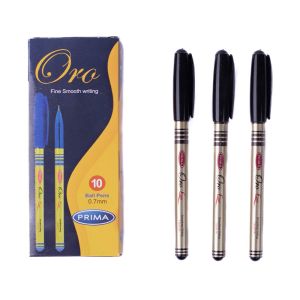 بريما قلم اسود - 0.7 مم - 10 اقلام