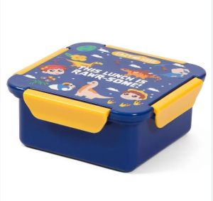 Eazy Kids Lunch Box, T-Rex  - Blue, 650ml