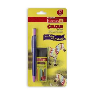 Camel Colour Pen Pencil 12 Pcs + Lead