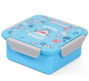 Eazy Kids Lunch Box, Shark  - Blue, 650ml