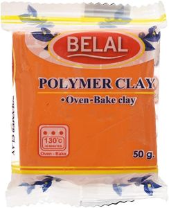 Polymer Clay Neon Orange.51
