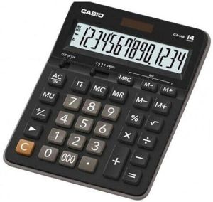 Casio Calculator (GX-14B-W-DC) Practical, Black