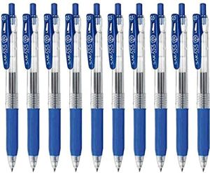   قلم حبر جاف جل من زيبرا ساراسا كليب ، 0.02 بوصة (0.5 مم) ، أزرق 12 قطعة