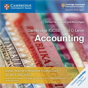 Cambridge IGCSEÂ® and O Level Accounting Cambridge Elevate Teacher's Resource