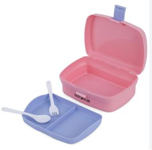 Eazy Kids Bento Lunch Box - Ice Cream Pink 