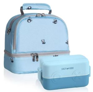 Eazy Kids Lunch box and Lunch bagØ·Â·Ø¢Â¢Ø·Â¢Ø¢Â Set - Blue