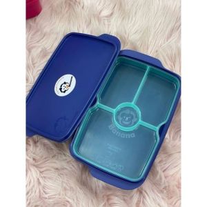  Banana - Divided 2 Levels LunchBox - 1.5 L - 1 Pc - Navy Blue