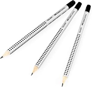أقلام فابر كاستل ثلاثية الزوايا مزودة بممحاة تلميح 2001