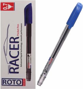 Roto Racer Ballpoint Pen, 0.7 Mm., Blue - Box Of 12