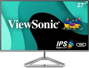 ViewSonic Monitor with Frameless Bezel Panel - 27 Inches- VX2776-SH