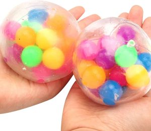 كرة خرز هوائية (تحمل 12 كرة ملونة) - متعددة الالوان