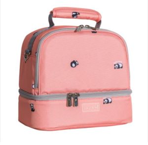 Sunveno Love Little Me Insulated Bottle/Lunch Bag-Pink