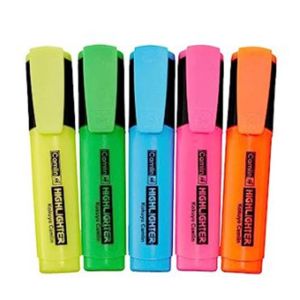 Camlin Highlighter Set fo 5 assorted colours