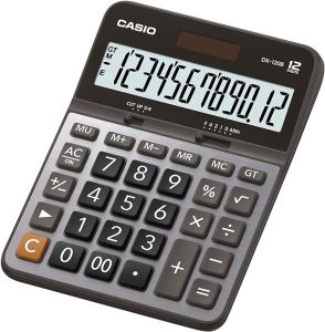 Casio Calculator (DX-120B-W-DC) Practical, Grey