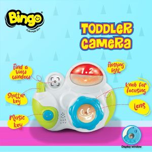 Bingo HK-0141 Camera Toy with Lighting & Music for Toddlers - Multi Color