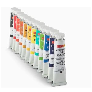 Camin Student's Oil Colour Pack of 12 assorted x 20ml tube 