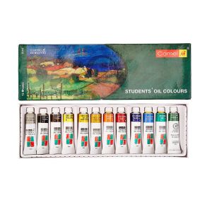 Camin Student's Oil Colour Pack of 12 assorted x 9ml tube 