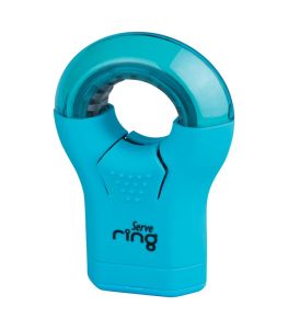 Serve Ring - Fluo Colours Eraser & Sharpener-Blue