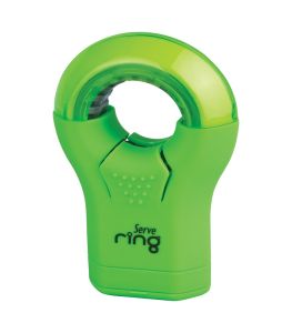 Serve Ring - Fluo Colours Eraser & Sharpener-Green