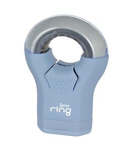 Serve Ring - Pastel Colours Eraser & Sharpener-Blue