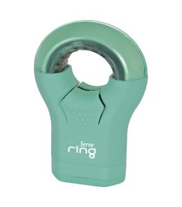 Serve Ring - Pastel Colours Eraser & Sharpener-Green