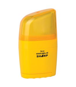 Serve Double Sharp - Fluo Colours Eraser & Sharpener-Yellow