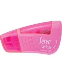 Serve Corection tape - Fluo Colours-Pink