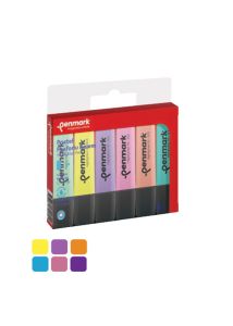 مجموعة من 6 أقلام تحديد الألوان باستيل نيون 505-6P
