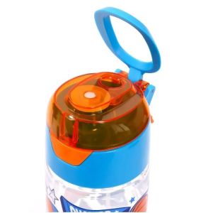 Eazy Kids Tritan Water Bottle w/ Spray, Soccer  - Blue, 750ml