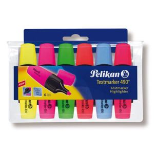 Pelikan Textmarker 490 Highlighter-6 Colors