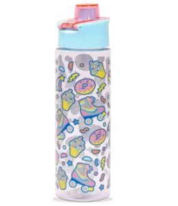 زجاجة مياه تريتان من ايزي كيدز بغطاء قابل للطي ، من الجيل سكيتر زيد - أزرق ، 750 مل
