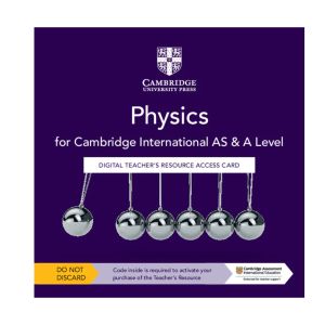  بطاقة الوصول إلى موارد مدرس الفيزياء الرقمية من كامبريدج  AS & A Level
