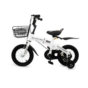 Mountain gear Foldable Kids Bike with Hand brake & Tools Carrier seat and Basket 14 inch 