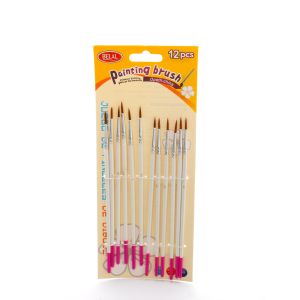 Set Drawing Painting Brush 12 Pieces -Belal 5-251 