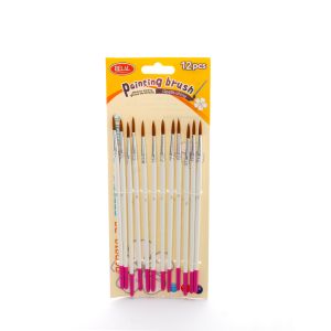 Belal 251-8 Paint Brushes Size-8 -12 Pieces - White