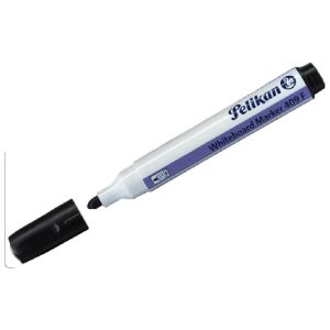 قلم ماركر للسبورة البيضاء من بيليكان - 10 قطع برأس دائري - أسود