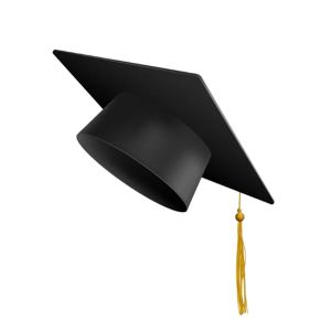 Graduation Ceremony Cap, Black