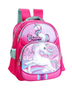 Prima Backpack -3 Pocket - For Girls - 14 Inch – Kg 