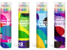 Yalong set of 12 colored pencils