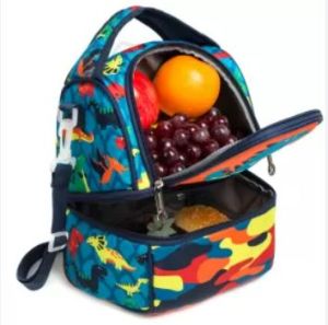 Eazy Kids - Lunch & Picnic bag - Dinosaur Blue