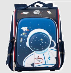 إيزي كيدز - العودة إلى المدرسة - حقيبة ظهر مدرسية رائد فضاء 16 إنش - أزرق