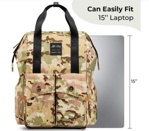 Little Story Elite Bag w/ Hooks & Changing mat -Camouflage