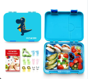 صندوق غداء بينتو قابل للتحويل من إيزي كيدز 6 و 4 - أزرق 
